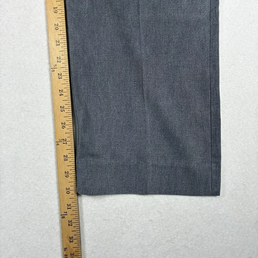 Tommy Bahama Men's 36 X 30 Gray Straight Leg Silk Cotton Pleated Chino Pants